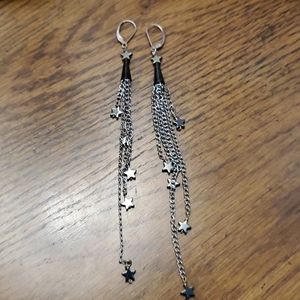 Star dangle earrings
